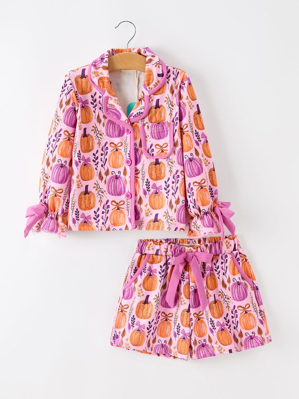 Mommy & Me Halloween Pumpkin Matching Pajamas