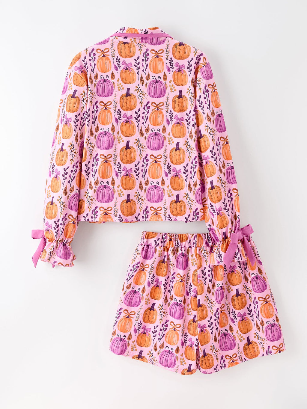 Mommy & Me Halloween Pumpkin Matching Pajamas