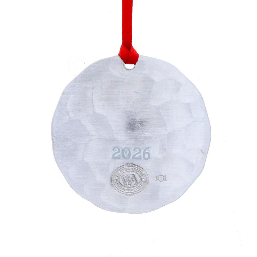 2026 Annual Christmas Ornament – Cozy Hearth (Aluminum)