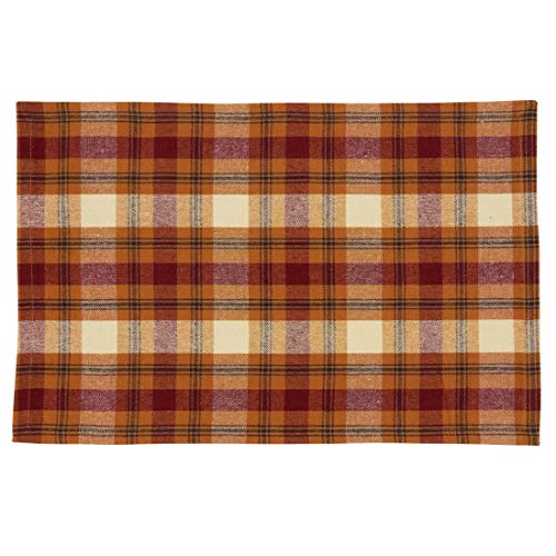 Harvest Plaid Cotton Table Runner & Placemats – Fall Decor