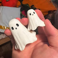 Cute Resin Ghost Figurine – Spooky Shelf & Porch Decor