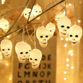 Skeleton Skull LED String Lights – Battery or USB