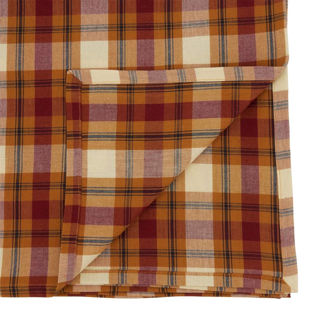 Harvest Plaid Cotton Table Runner & Placemats – Fall Decor