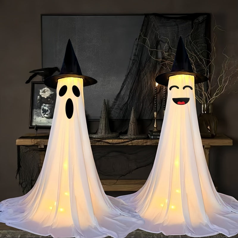 Spooky Ghost Yard Stake – Porch & Garden Halloween Decor