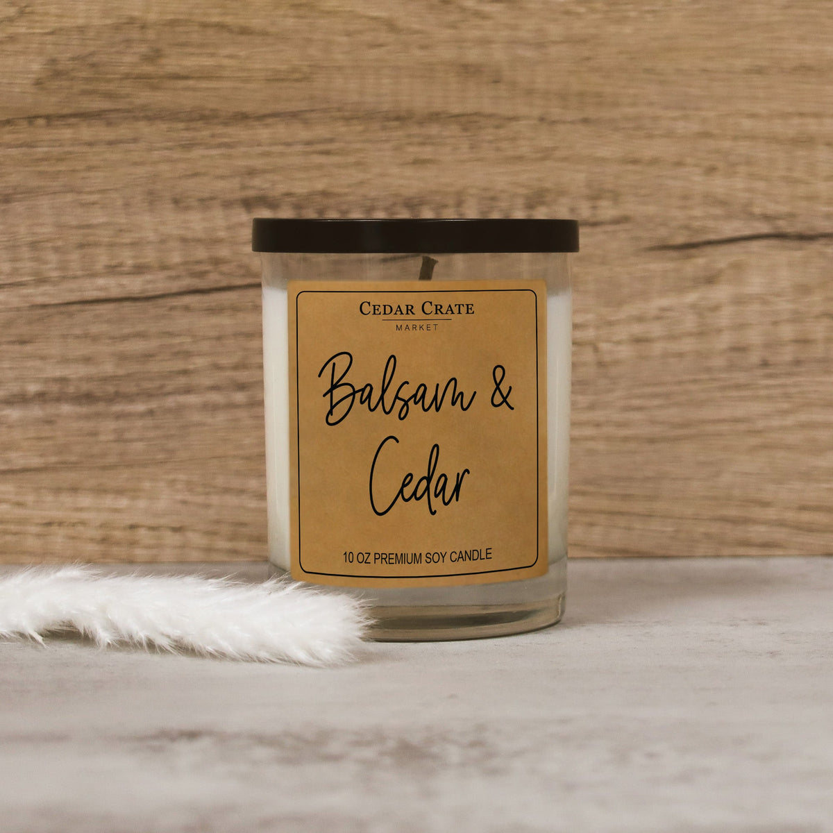 Holiday Candles - Balsam + Cedar Fraser Fir Real Tree Scent