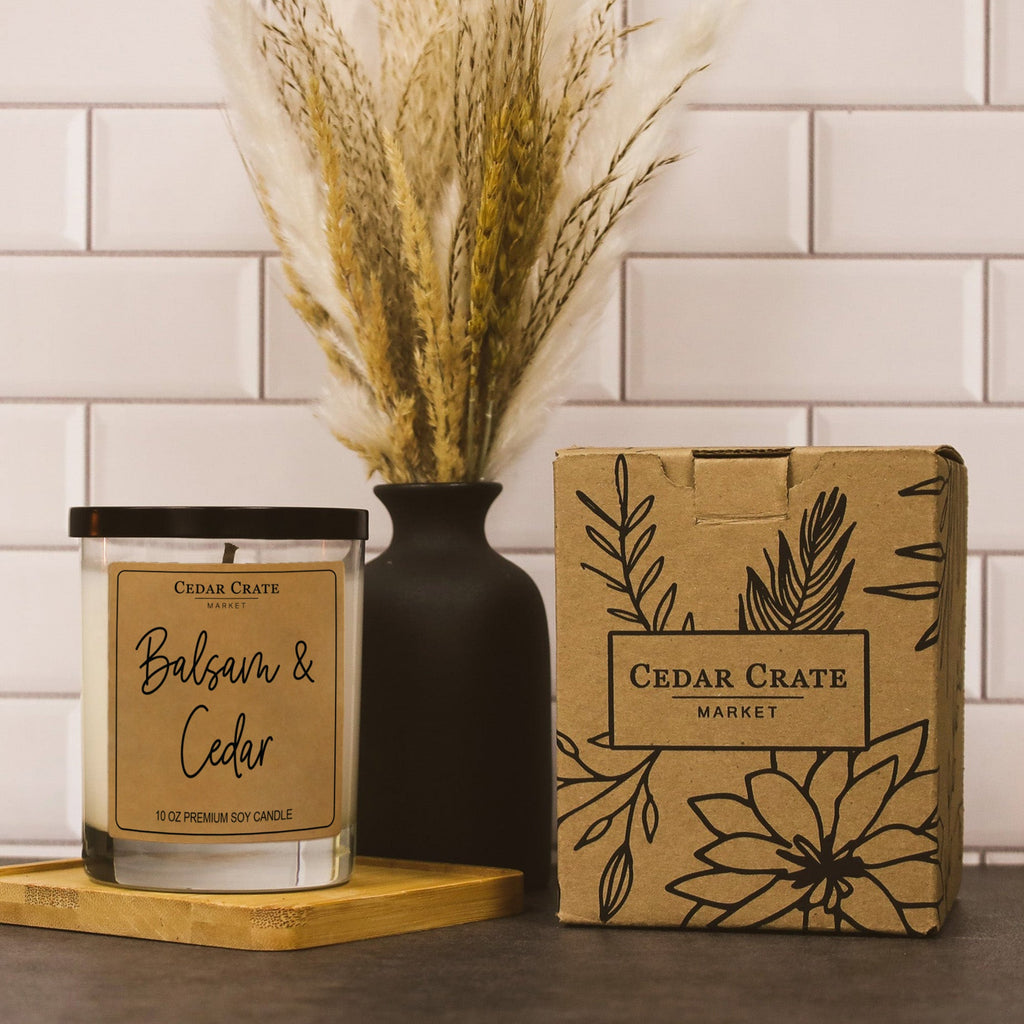 Balsam + Cedar Christmas Tree Candle – Fraser Fir Scent