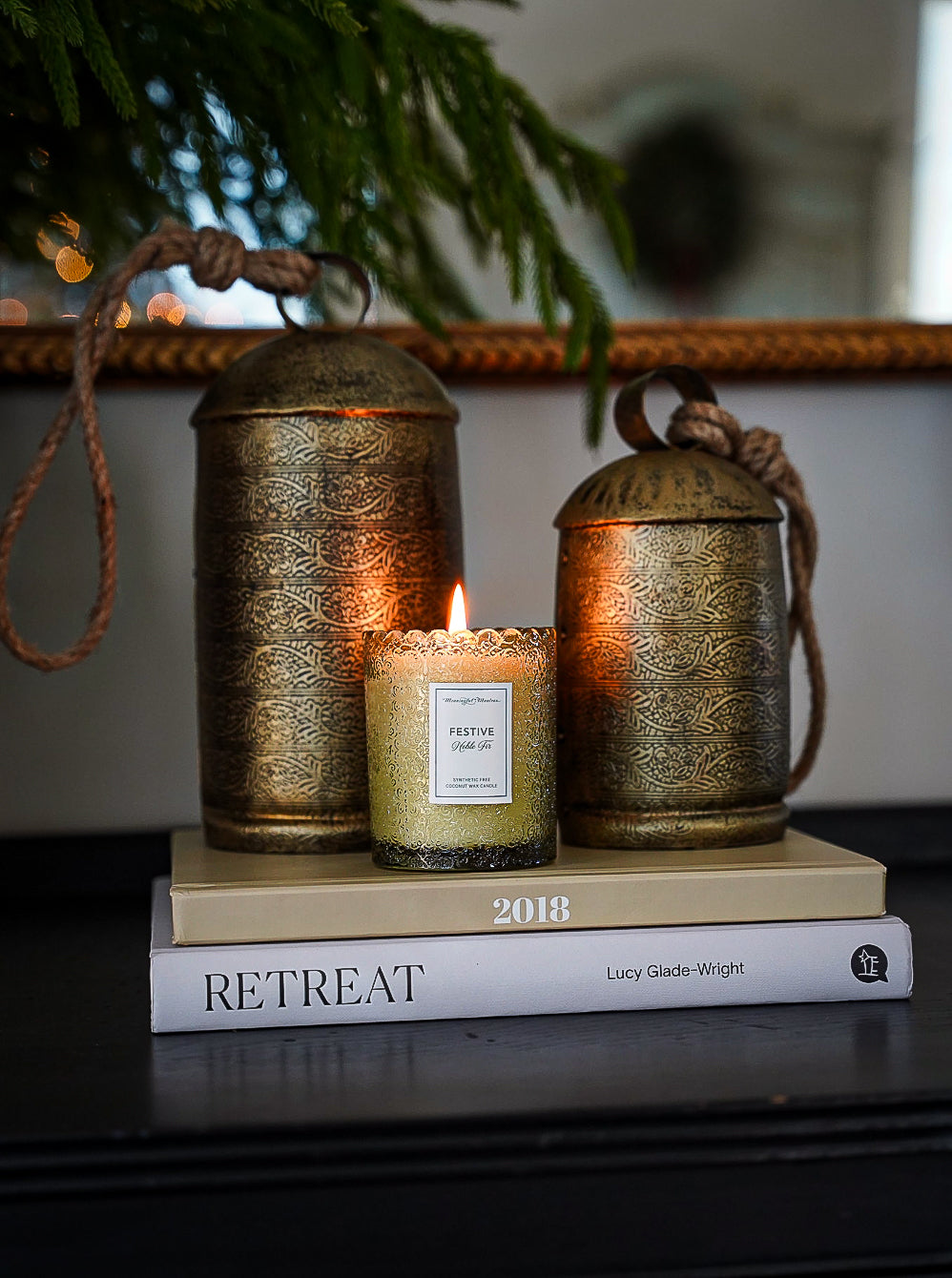Noble Fir Coconut Wax Candle 8 oz – Holiday Scent