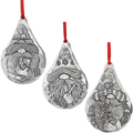 Christmas Gnome Ornament Set – 3 Piece Collectible