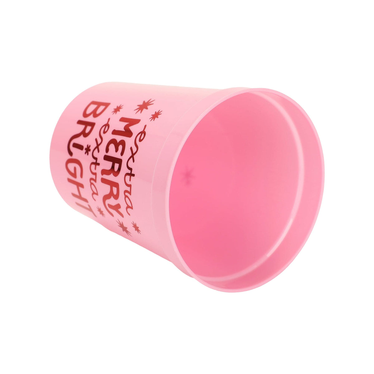 Extra Merry & Bright Reusable Party Cups, Set of 8