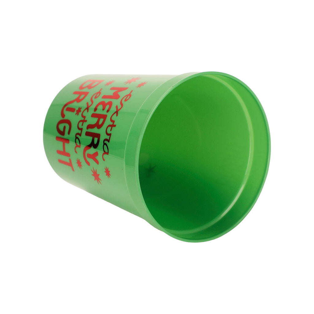 Extra Merry & Bright Reusable Party Cups, Set of 8