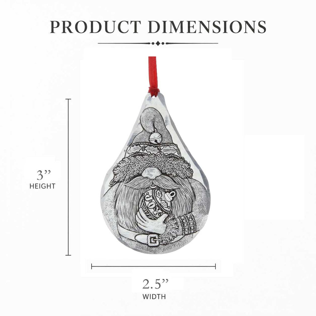 Christmas Gnome Ornament Set – 3 Piece Collectible