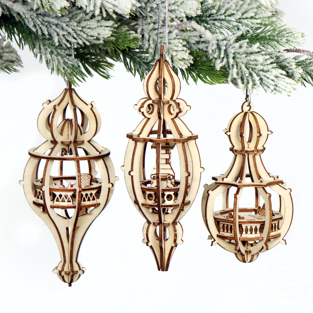 Home Sweet Home DIY Christmas Bauble Kit – Set of 3