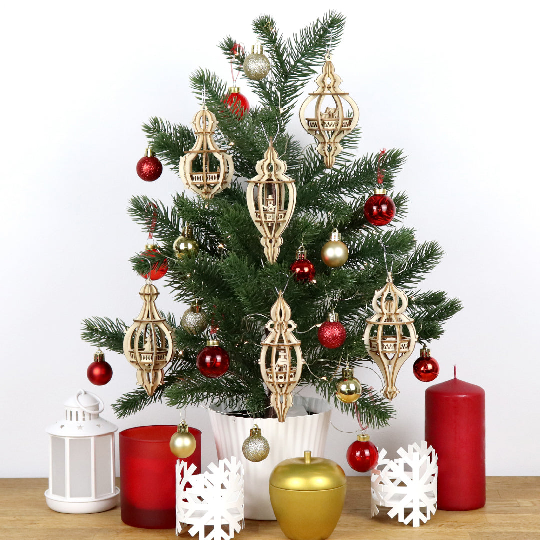 Home Sweet Home DIY Christmas Bauble Kit – Set of 3