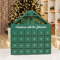 Wooden Christmas Advent Calendar – Green