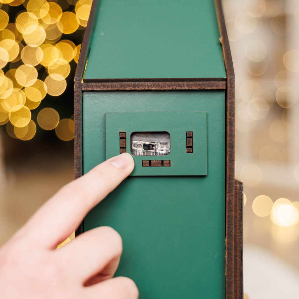 Wooden Christmas Advent Calendar – Green