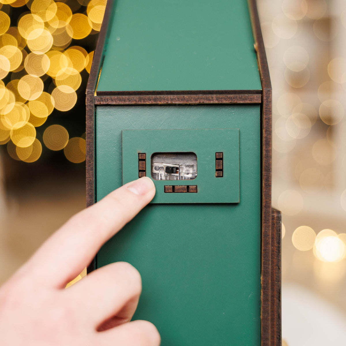 Wooden Christmas Advent Calendar – Green