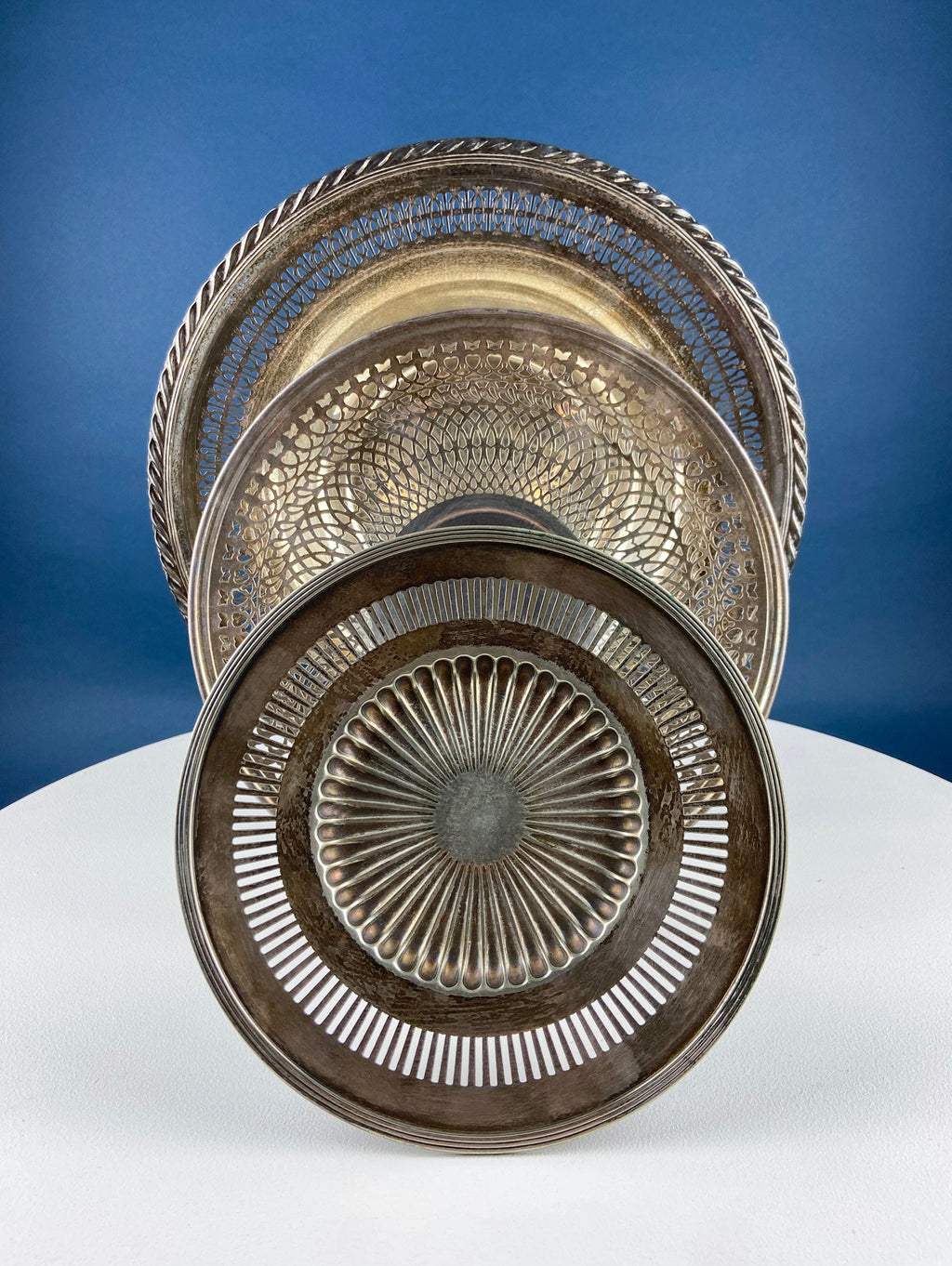 Vintage Silver-Plated Serving Dish Set – Holiday Table