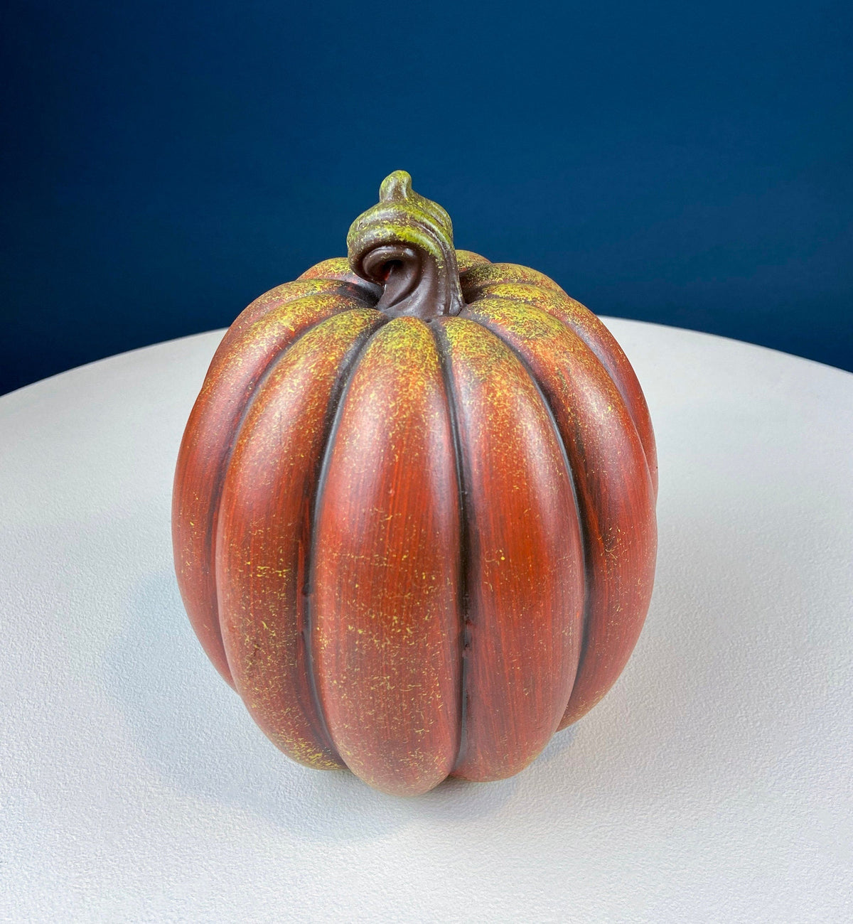 Vintage Ceramic Pumpkin – Rustic Fall Table Decor