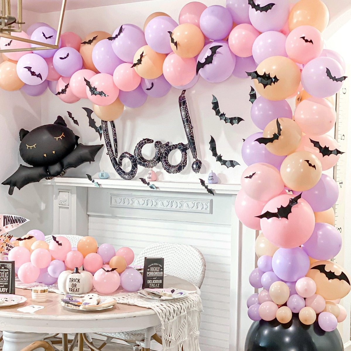 Pastel Halloween Balloon Garland Kit – Spooky Cute