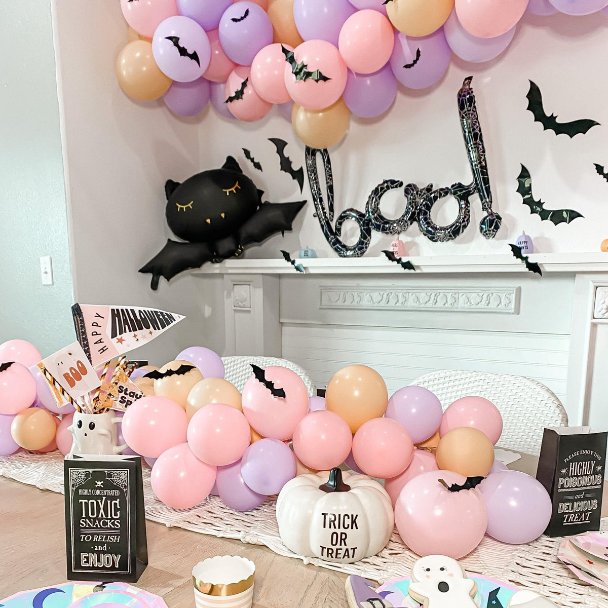 Pastel Halloween Balloon Garland Kit – Spooky Cute