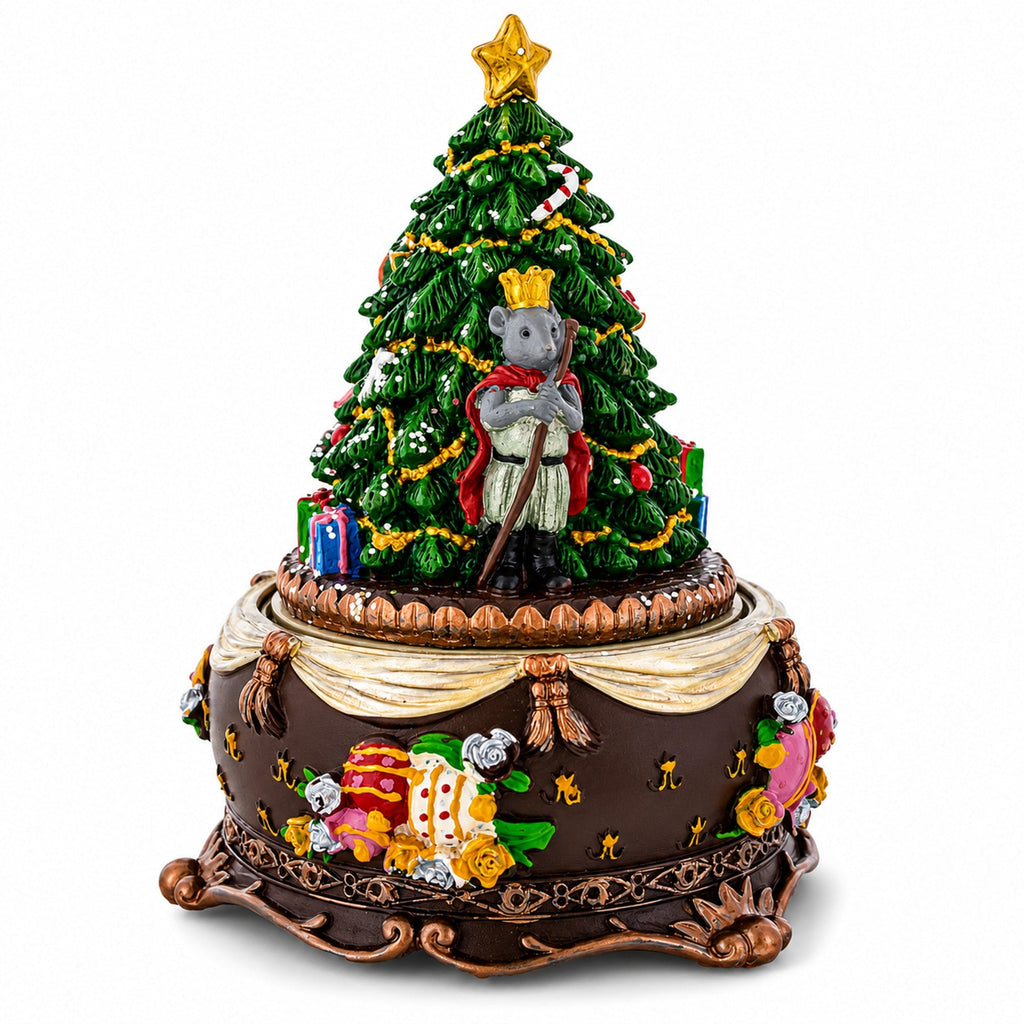 Nutcracker Ballerina Musical Tree Figurine – Music Box