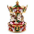 Musical Christmas Carousel Figurine – Rotating Music Box