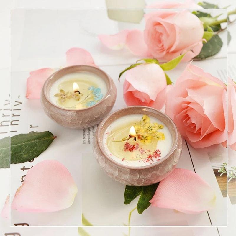 Scented Soy Candle Gift Set – Mini Jar Candles for Her