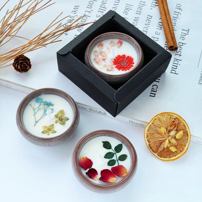 Scented Soy Candle Gift Set – Mini Jar Candles for Her