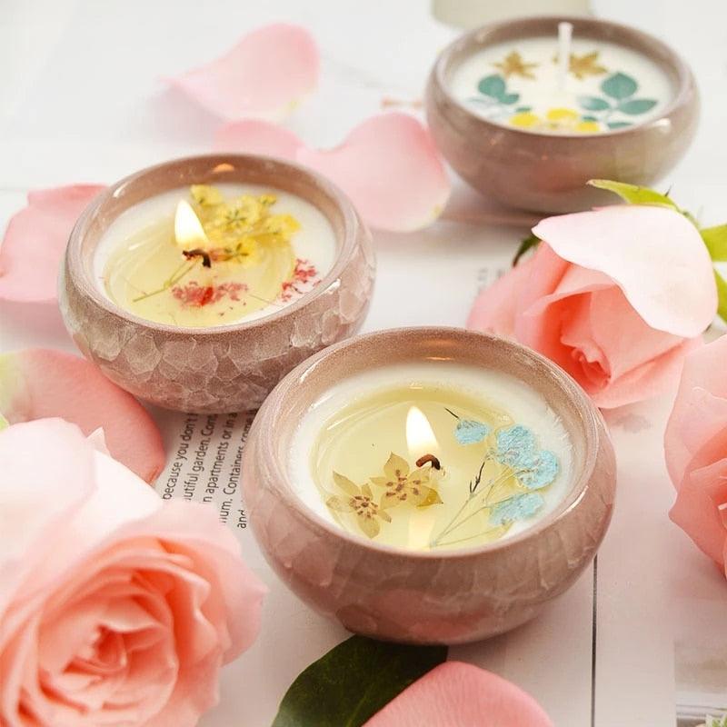 Scented Soy Candle Gift Set – Mini Jar Candles for Her
